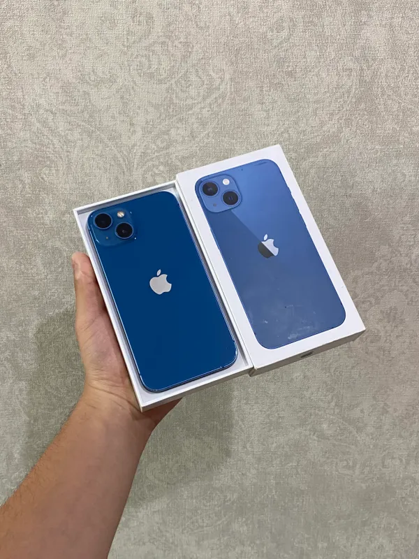 iPhone 13 128 ГБ, синий, идеальное состояние 1 iPhone 13 128 ГБ, синий, идеальное состояние 1