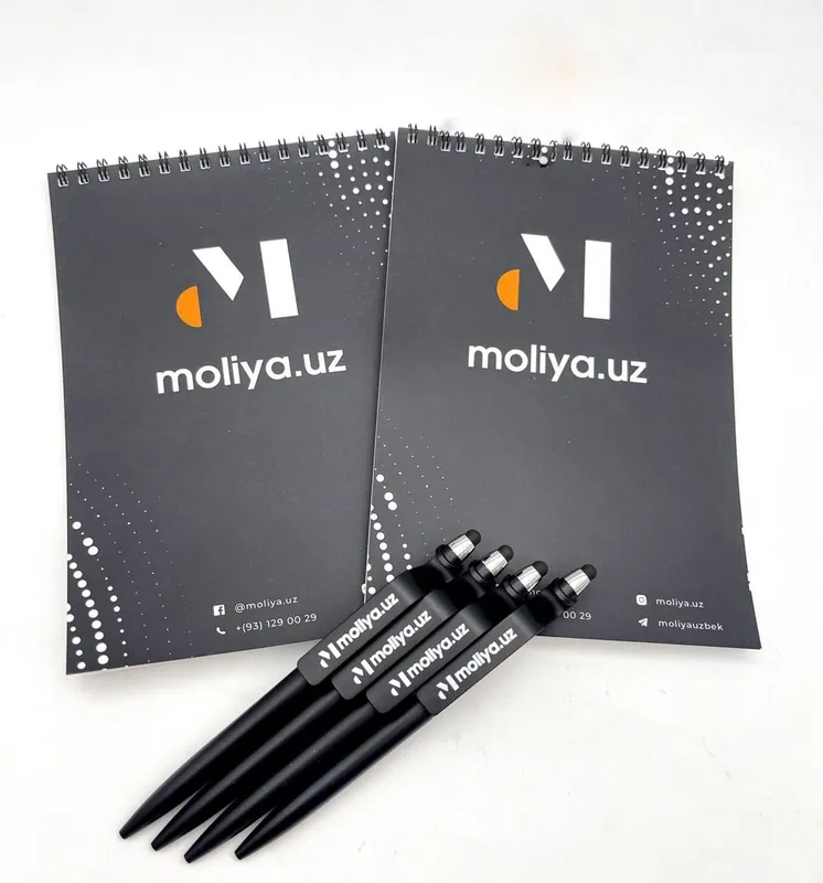 Bloknot Korporativ buyurtma – logotip va brend dizayinda Biz siz — фото 4