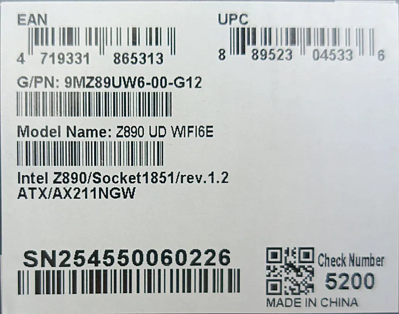 GİGABYTE™ Z890 UD Wİ-Fİ 6E — фото 5 GİGABYTE™ Z890 UD Wİ-Fİ 6E — фото 5