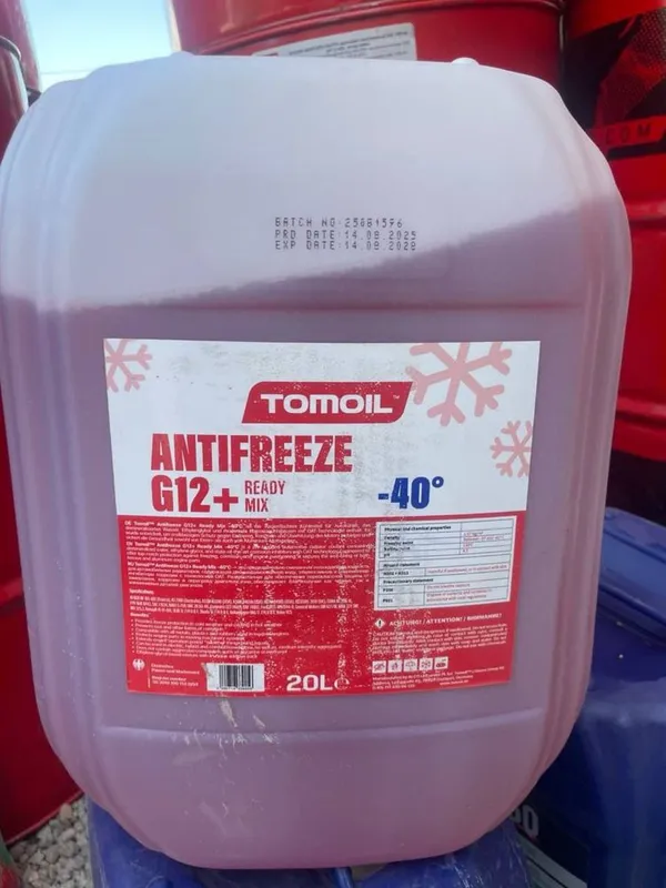 Антифриз Tomoil G12+ Ready Mix -40 20л — фото 1
