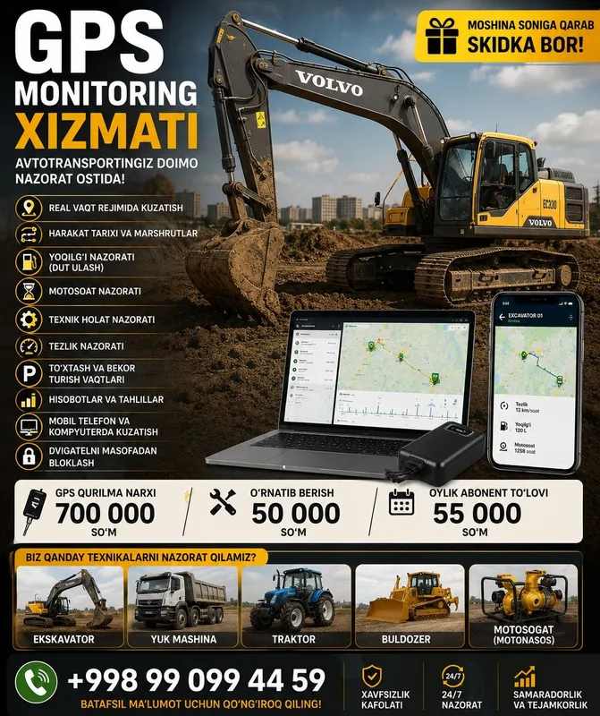 Gps monitoring hizmati
