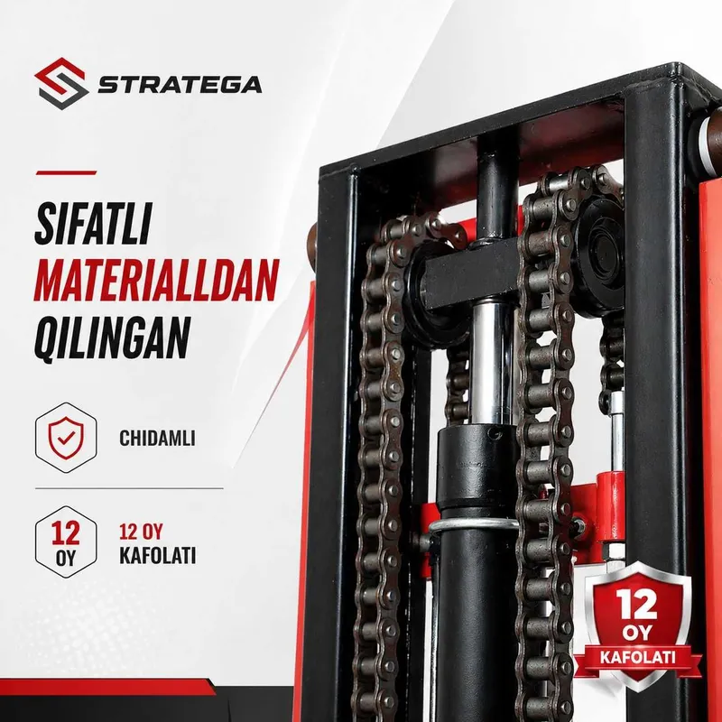 HALOL Nasiya elektr 1,5t shtabelyor sotiladi! — фото 5