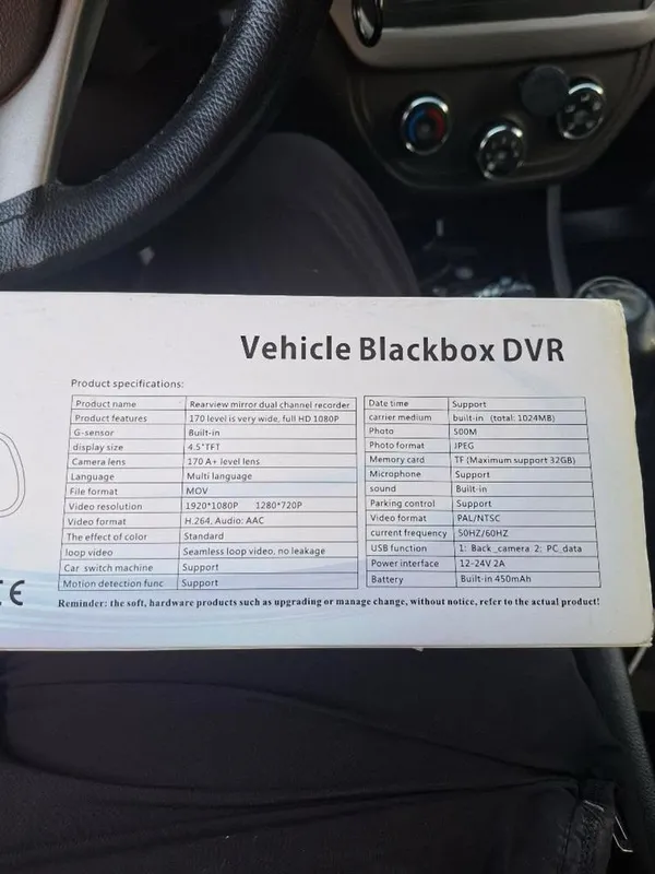 Vehicle Blackbox DVR videoregestrator yangi ishlatilmagan . — фото 2