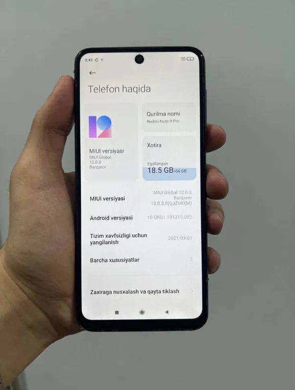 Redmi Note 9 Pro 6/64GB 2 Redmi Note 9 Pro 6/64GB 2