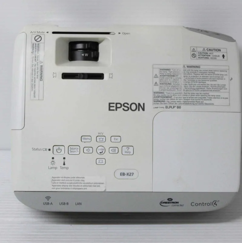 Proektor Epson EB-X27 (VGA, HDMI, USB, LAN, S-Video) 4