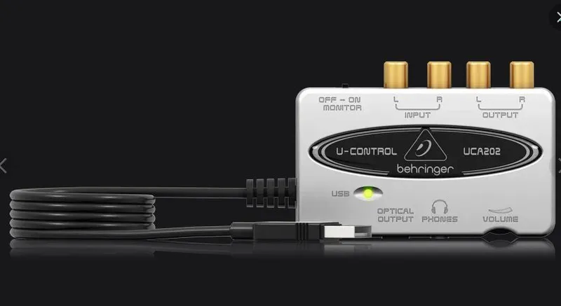 Behringer UCA202 audio interfeysi. Tovush kartasi. 1 Behringer UCA202 audio interfeysi. Tovush kartasi. 1