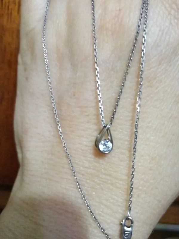 Серебрянная цепочка длина 50см 2