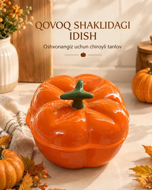 Pamidor Olma va qovoqli idish 3