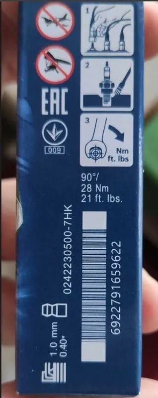 Свечи зажигания BOSCH FR8DP33+ (7422) — ОРИГИНАЛ, новые, комплект 4 шт 2 Свечи зажигания BOSCH FR8DP33+ (7422) — ОРИГИНАЛ, новые, комплект 4 шт 2