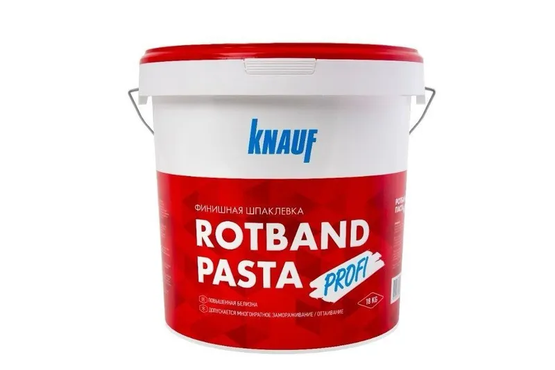 Knauf Rotband pasta - Tayyor finish shpatlyovkasi (chelakda) Knauf Rotband pasta - Tayyor finish shpatlyovkasi (chelakda)