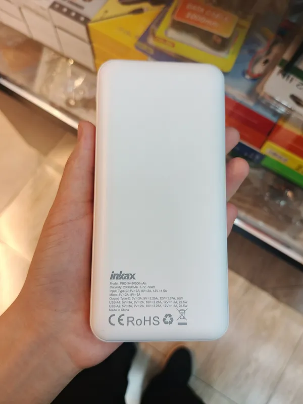 повербанк power bank inkax 20000 test assured — фото 6