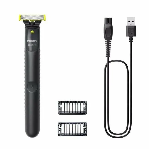 Триммер для бороды и усов Philips OneBlade QP1424/10, 1 Триммер для бороды и усов Philips OneBlade QP1424/10, 1