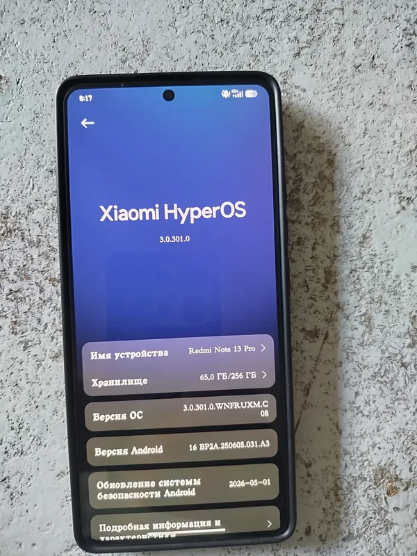 Redmi note 13 pro 8/256 5