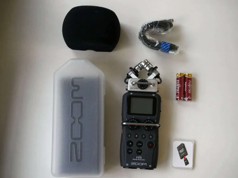 Zoom H5 recorder звуковой рекордер профессиональ диктофон звукозапись — фото 1