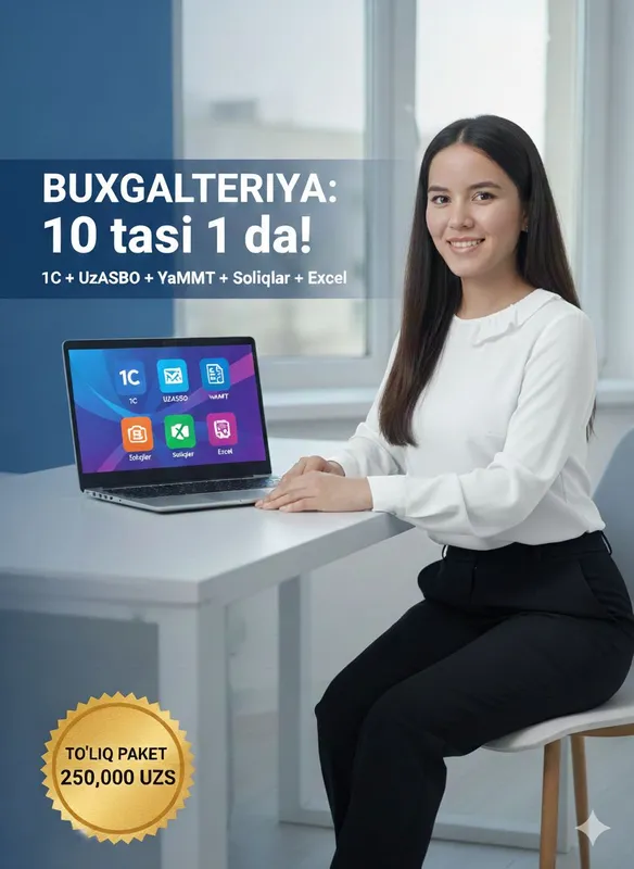 buxgalteriya video darslar mustaqil organish uchun