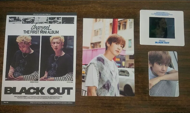 Альбом CHANYEOL - Black Out (Photo Book Ver.) — фото 2