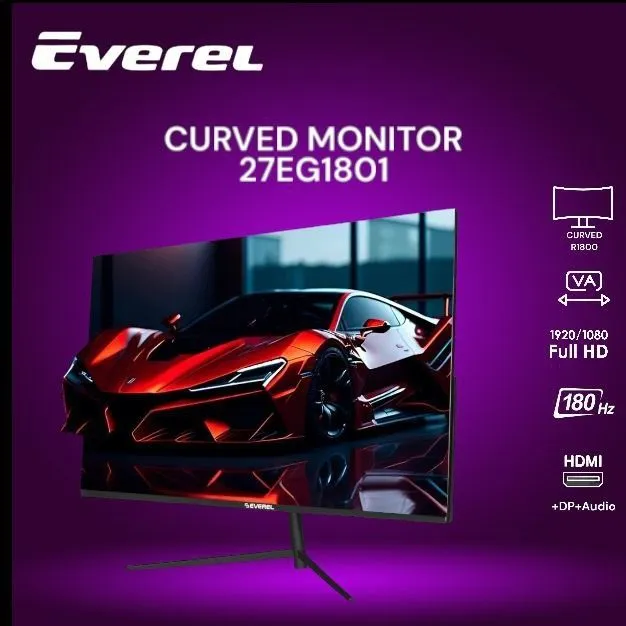 Monitor Everel 27 curved 180Hz VA panel Monitor Everel 27 curved 180Hz VA panel
