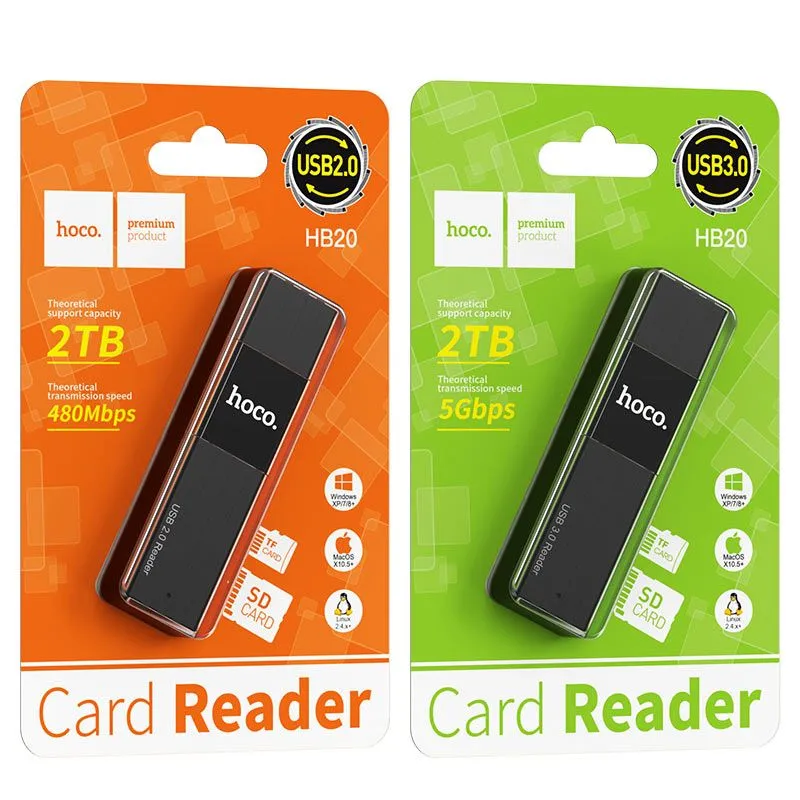 Fleshka uchun hoco card reader (kart o‘qigich) adapter 2