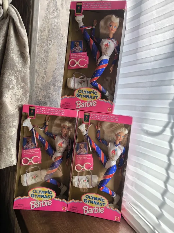Barbie olimpic gymnast 1996 год оригинал — фото 1
