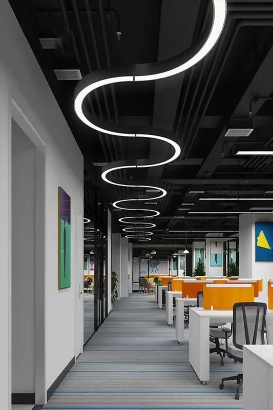 Профильный LED светильник, любая форма и размер LED chiziqli yoritgich — фото 4