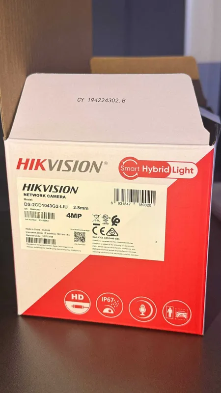 Hikvision DS-2CD1043G2-LIU 4MP IP kamera 3 Hikvision DS-2CD1043G2-LIU 4MP IP kamera 3