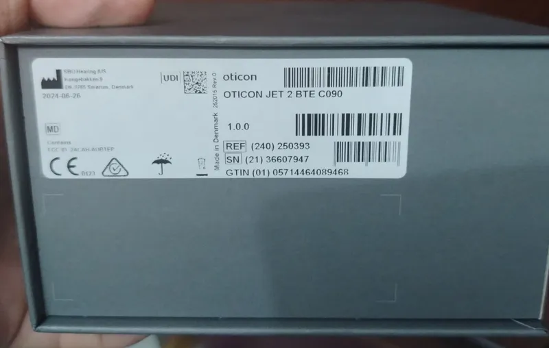 oticon jet 2 BTE eshitish moslamasi 2