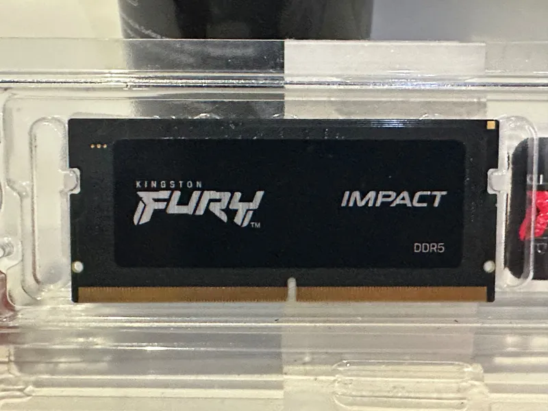 Kingston FURY Impact DDR5 4800MT/s SODIMM — 16GB для ноутбуков — фото 1
