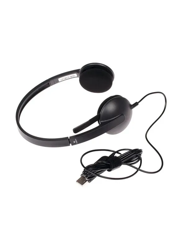 Проводные наушники для компьютера Logitech H340 с микрофоном, USB — фото 3