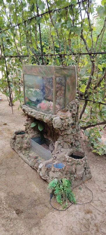 Аквариум с водопадом 1