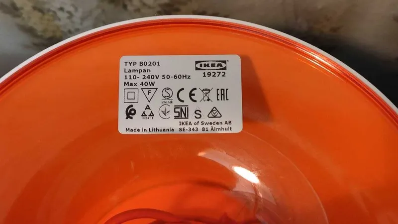 Настольная лампа Ikea LAMPAN — фото 2