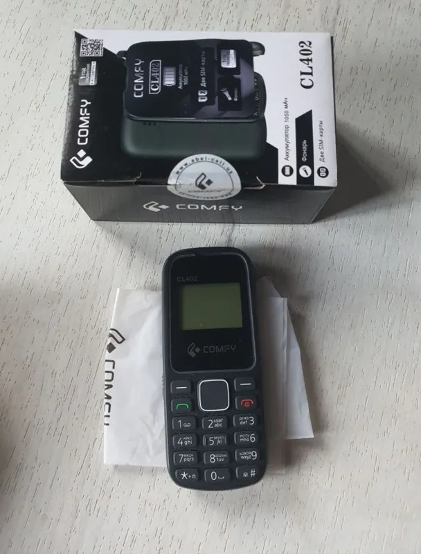 Comfy CL402®, фонарик, 2 сим 1
