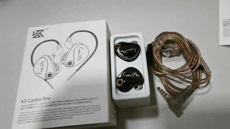 KZ Castor pro + microphone