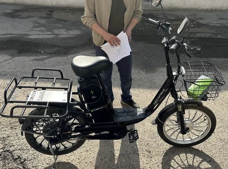 Elektro velosiped sotiladi bitta passportga sotiladi
