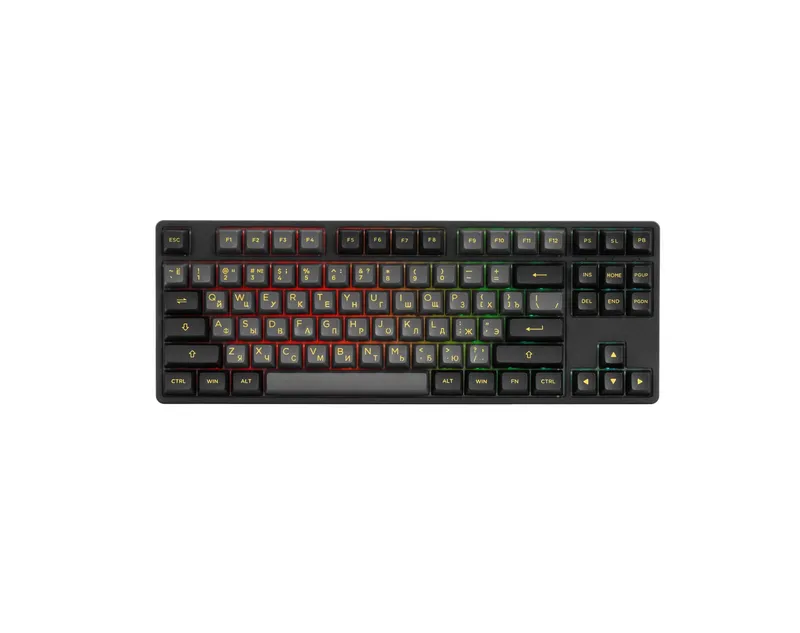 \ Клавиатура AKKO 5087B Plus Black & Gold