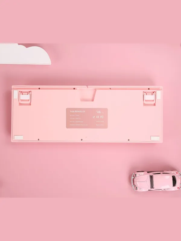 Клавиатура Varmilo "Sakura" VEM87, механическая, USB-A, 87 ключей, розовая, Sakura R1 EC V2 Rose — фото 2
