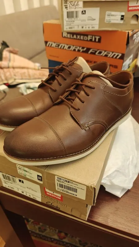 Кожаные туфли Clarks со скидкой 1 Кожаные туфли Clarks со скидкой 1