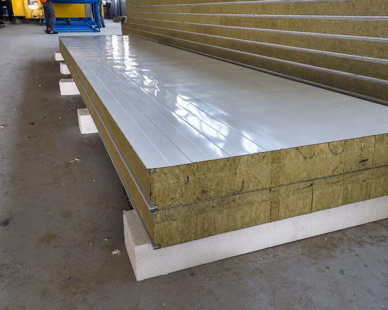 Mineral paxta asosidagi sendvich panellar 2
