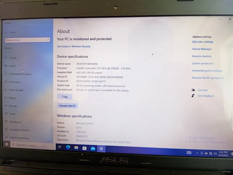 ASUS Netbuk Sotiladi — Arzon va Qulay narxda! — фото 1