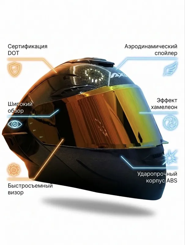 Шлем для мотоцикла 1