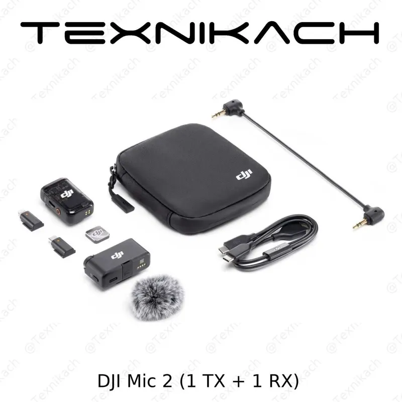 Новый DJI Mic 2 (1 TX + 1 RX) Доставка 2 Новый DJI Mic 2 (1 TX + 1 RX) Доставка 2