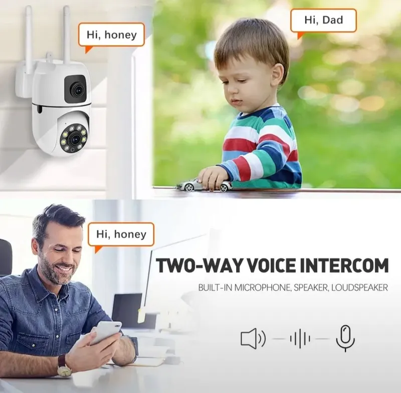 Wifi kamera smart mini ptz camera наружный камера — фото 5