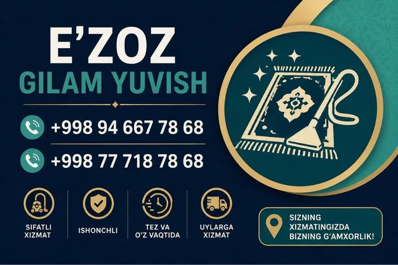 Gilam korpacha korpa adyol yumshoq mebel yuvish xizmati 1 Gilam korpacha korpa adyol yumshoq mebel yuvish xizmati 1