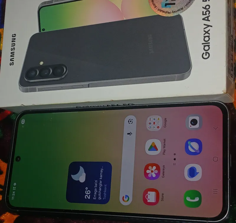 Samsung A56 sotiladi, xich qanaqa aybi yo hamma joyi ishlidi, Koropk7a 3