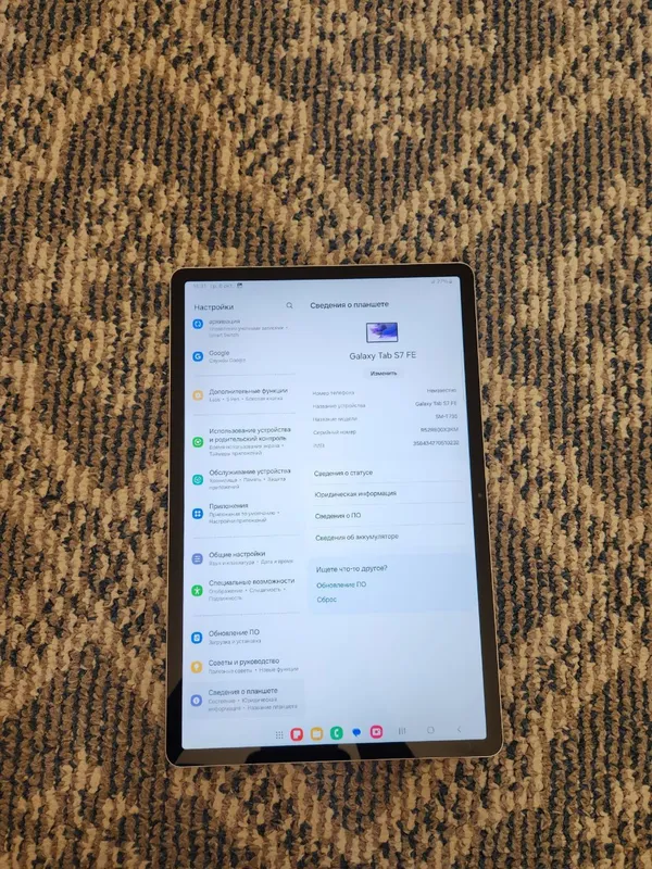 Samsung galaxy tab s7fe — фото 4