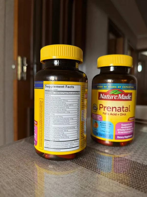Мультивитамины nature made folic acid+dha