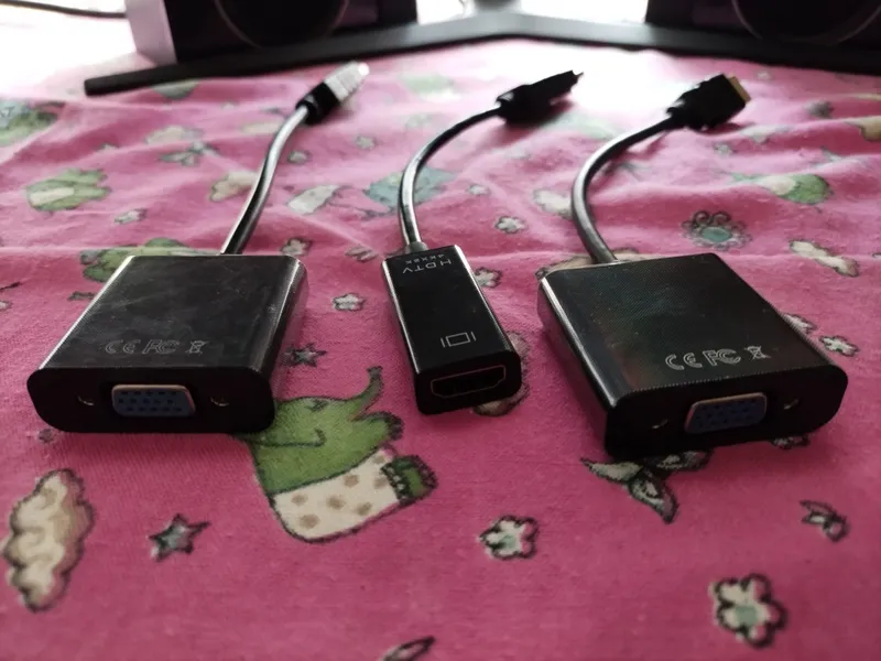 Переходник VGA, HDMI, Display Port.