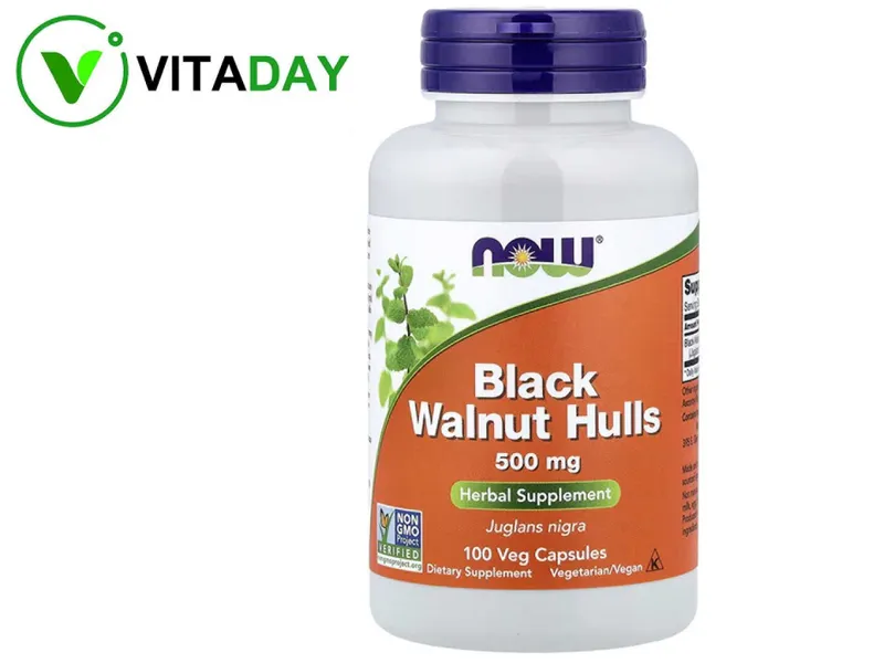 NOW Foods Black Walnut Hulls скорлупа черного орех чёрный орех