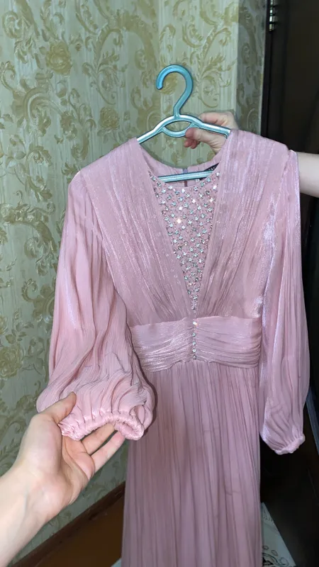 toy uchun pushti organza koylak qizlar uchun 3 toy uchun pushti organza koylak qizlar uchun 3