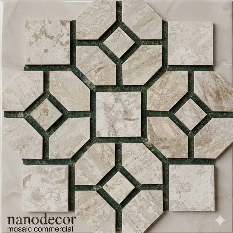 Панно из кафеля, известяка и гранита. "NANO DECOR" — фото 2 Панно из кафеля, известяка и гранита. "NANO DECOR" — фото 2