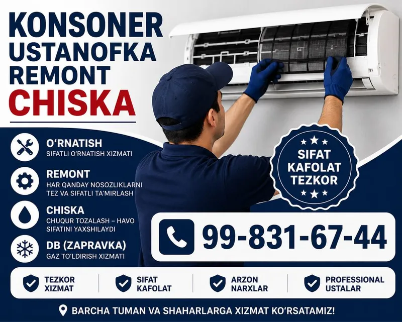 Konditsioner ustanovka Konditsioner ustanovka
